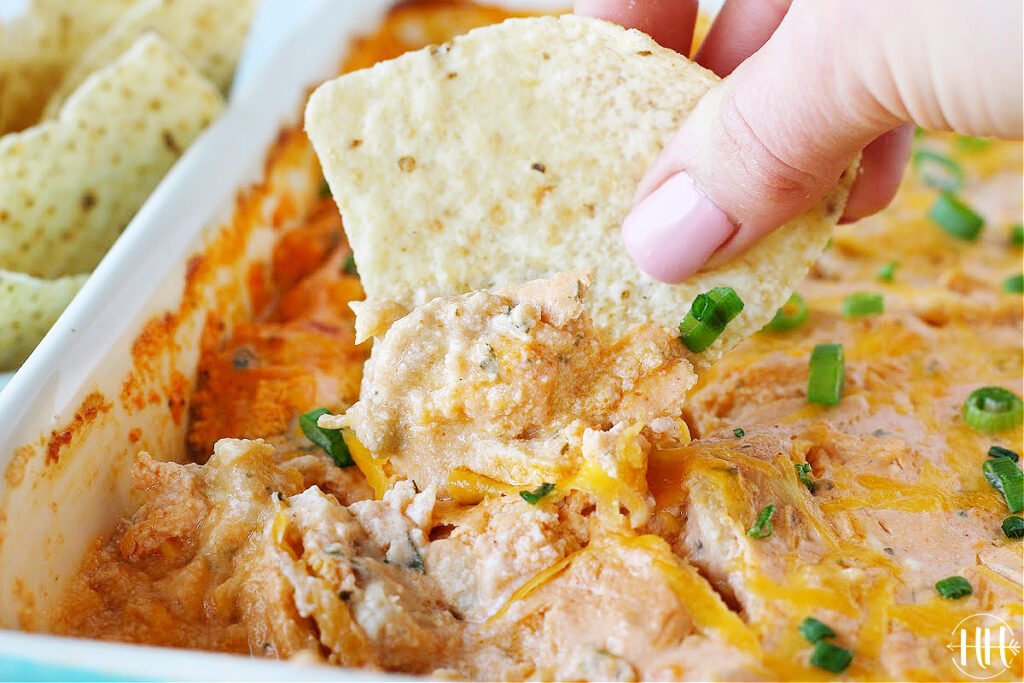 High Protein Buffalo Chicken Dip