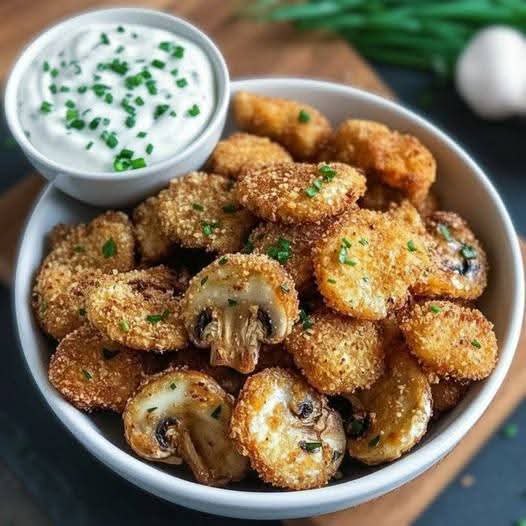 Keto Garlic Mushroom Bites