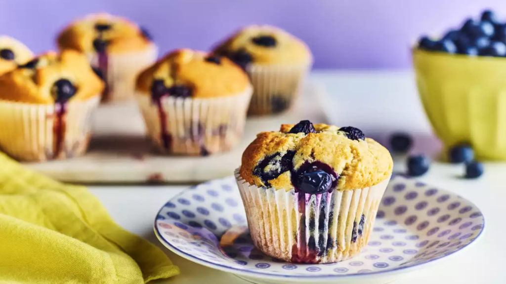 🍋 Irresistible Lemon Blueberry Muffins – Soft, Fluffy & Bursting with Flavor!