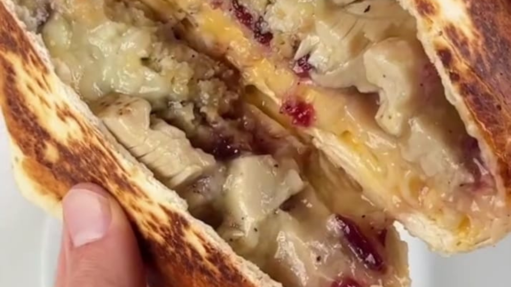 Thanksgiving Leftover Crunchwrap 