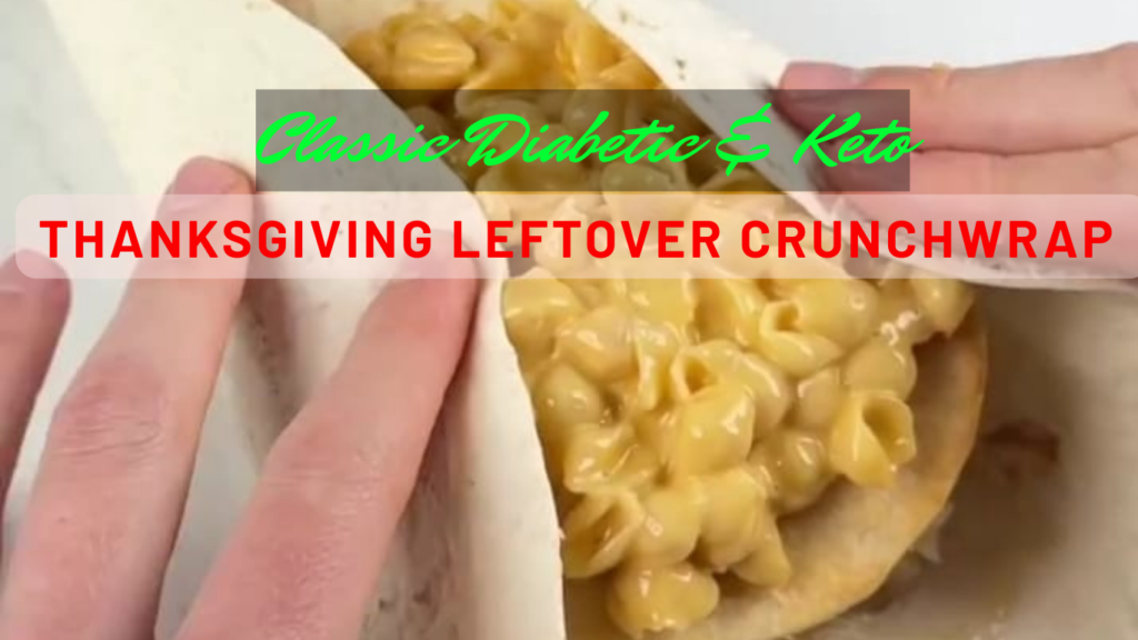 This Thanksgiving Crunchwrap is the perfect way to turn simple leftovers into something warm, crispy, and exciting again. It’s quick, customizable, and fits every lifestyle—classic, diabetic-friendly, or keto—so everyone at the table gets a delicious bite. Enjoy the comfort, the crunch, and the fun of creating a brand-new meal from the holiday flavors you already love.