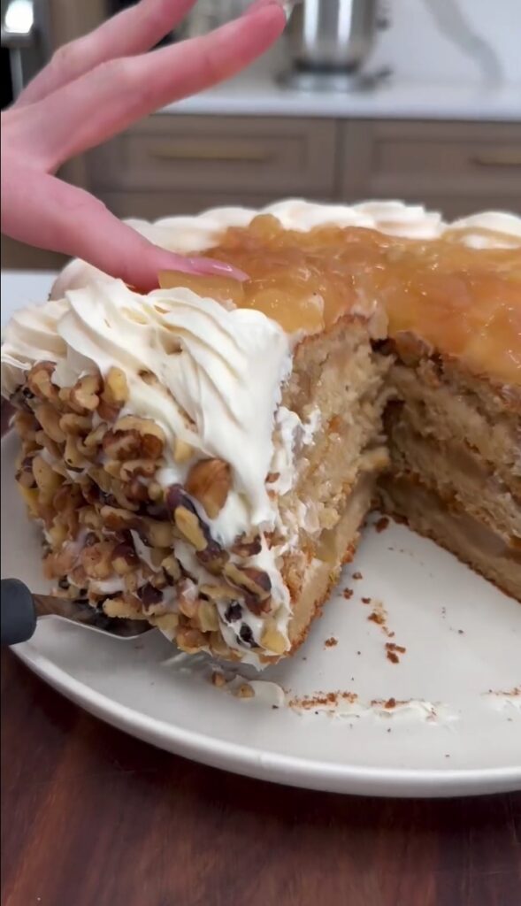 Gluten & Dairy Free Apple Pie Layer Cake