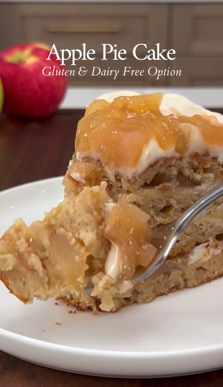 Gluten & Dairy Free Apple Pie Layer Cake