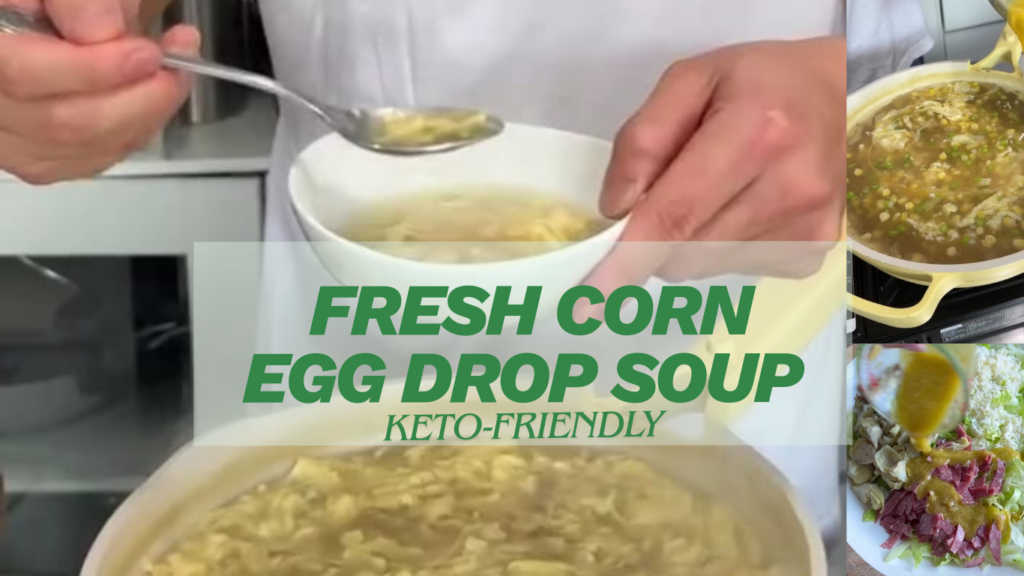 keto Keto Corn-Style Egg Drop Soup (No Corn, Low Carb)