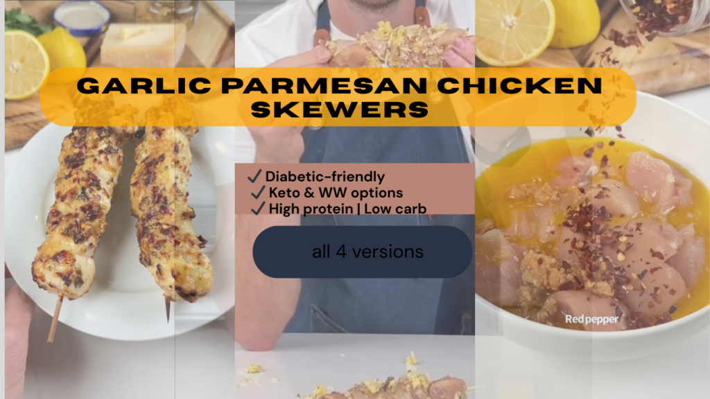 Garlic Parmesan Chicken Skewers recipes
