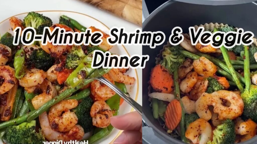 10-Minute Shrimp & Veggie Dinner
