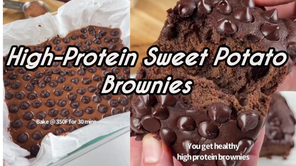 Healthy High-Protein Sweet Potato Brownies