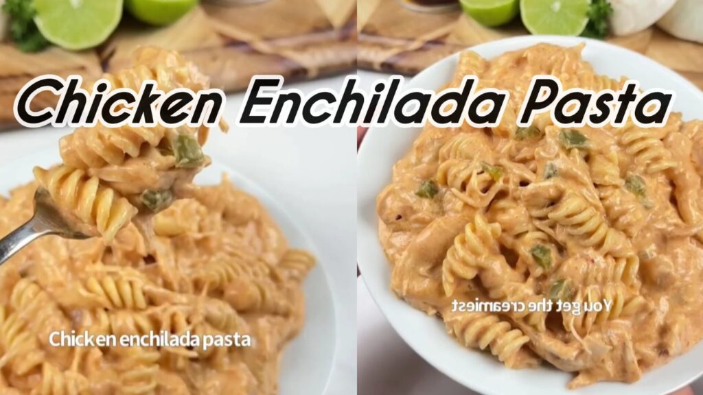 Low Carb Creamy Chicken Enchilada Pasta