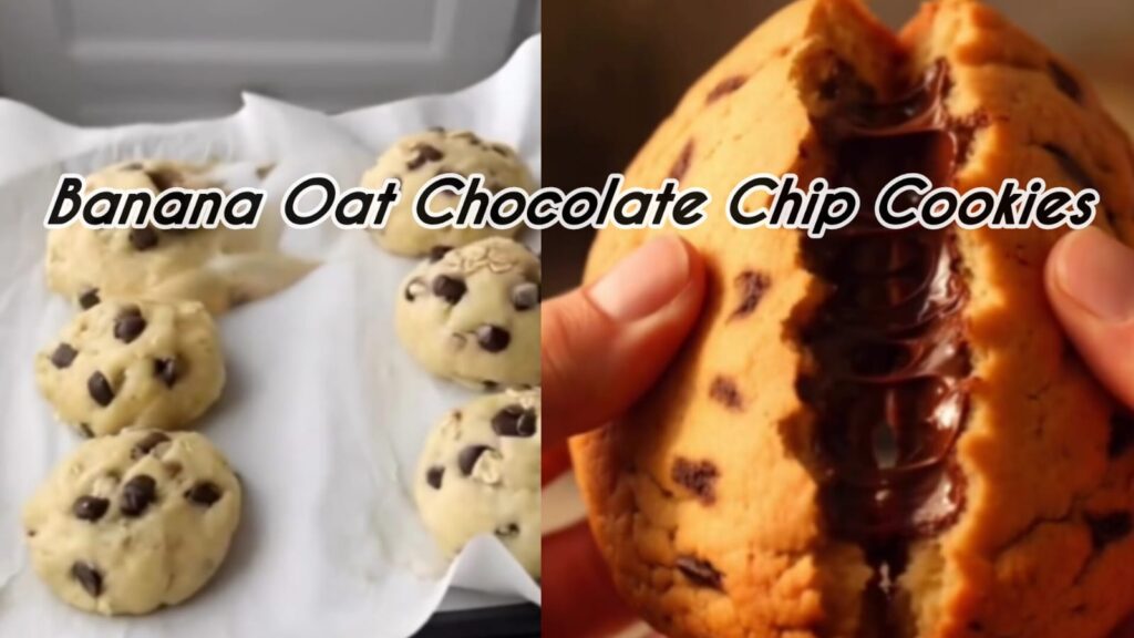 Banana Oat Chocolate Chip Cookies Recipe