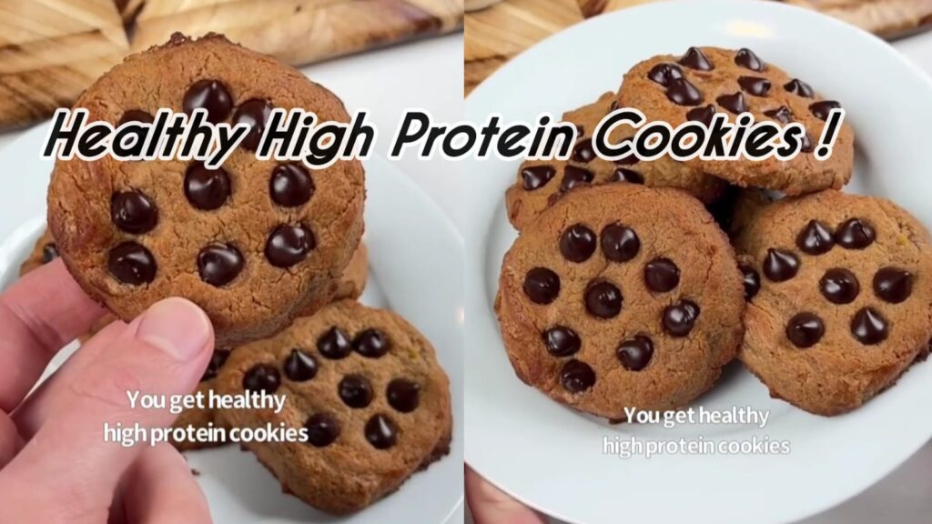 Banana Peanut Butter Protein Cookies