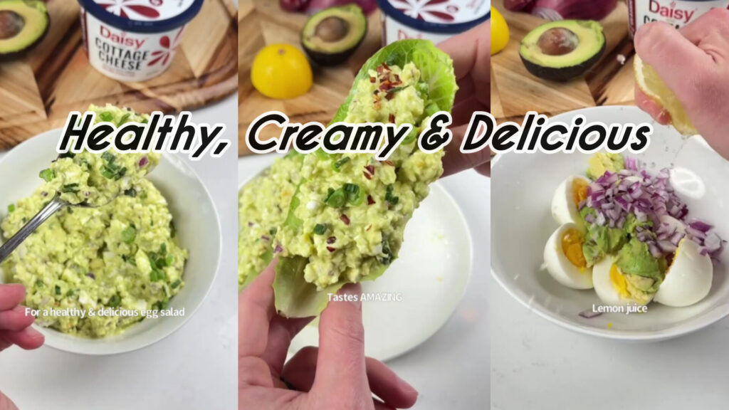 High-Protein Air-Fryer Egg & Avocado Salad