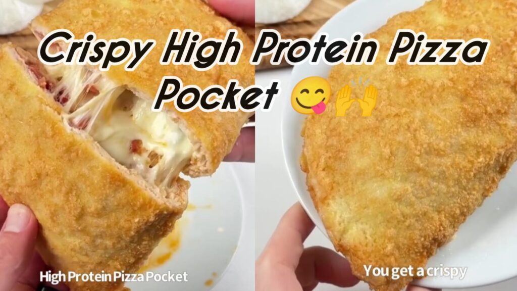 Crispy High Protein Pizza Pocket