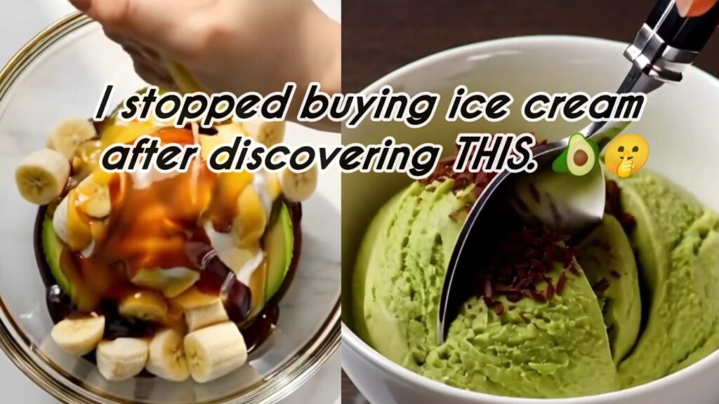 Creamy Avocado Ice Cream