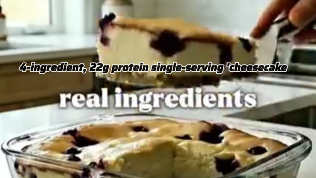 Banana Blueberry Breakfast Cheesecake 0 Fat