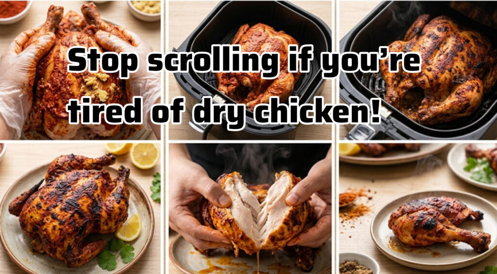 The Ultimate Air Fryer Tandoori-Style Whole Chicken