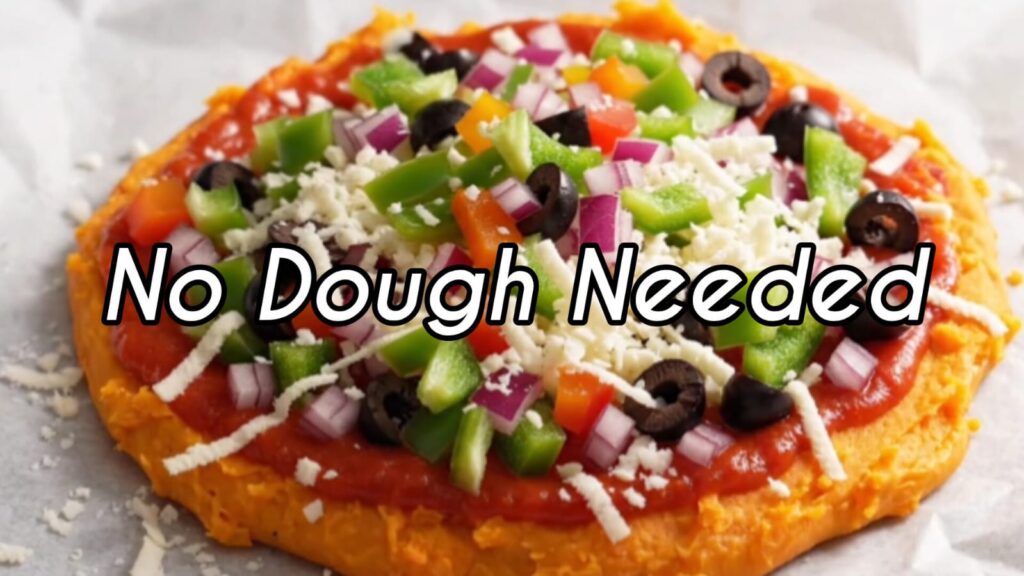 Healthy Sweet Potato Pizza (The Ultimate No-Dough Hack)