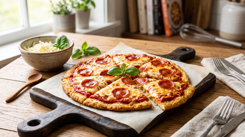 High-Protein Cottage Cheese Pizza Crust (Low-Carb & Gluten-Free)