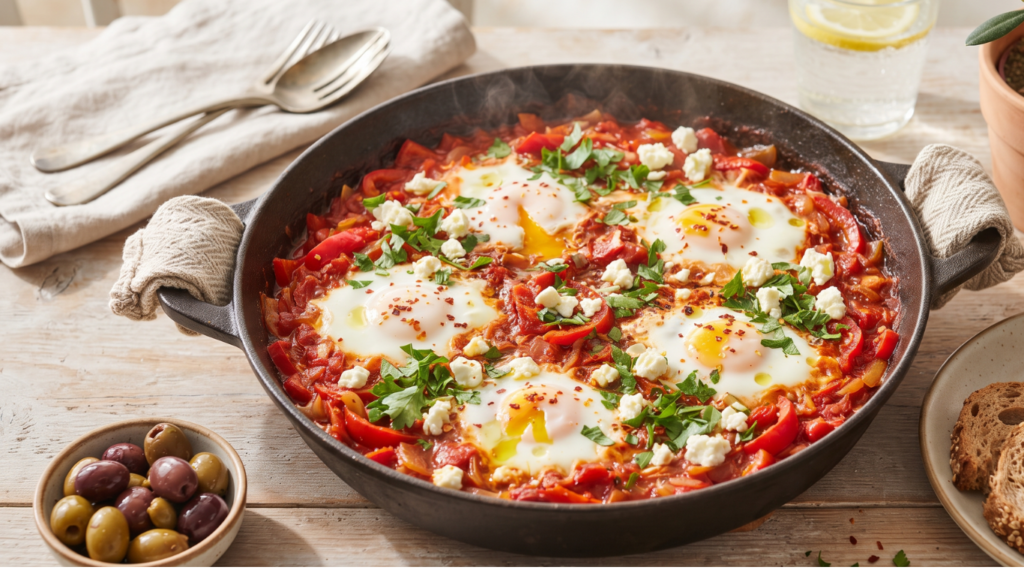 High-Protein Mediterranean Shakshuka