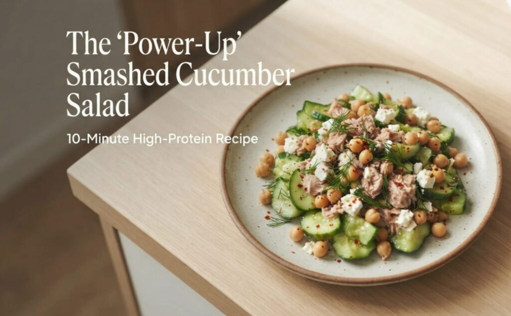 The "Power-Up" Smashed Cucumber Salad